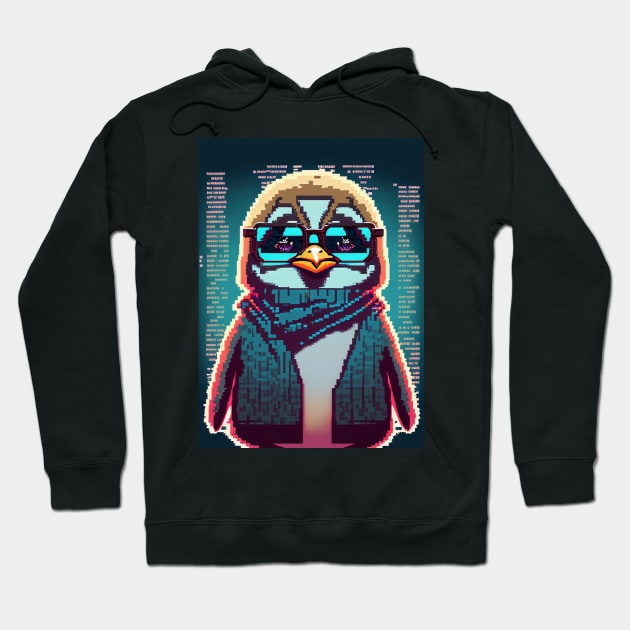 the code penguin Hoodie by codezn